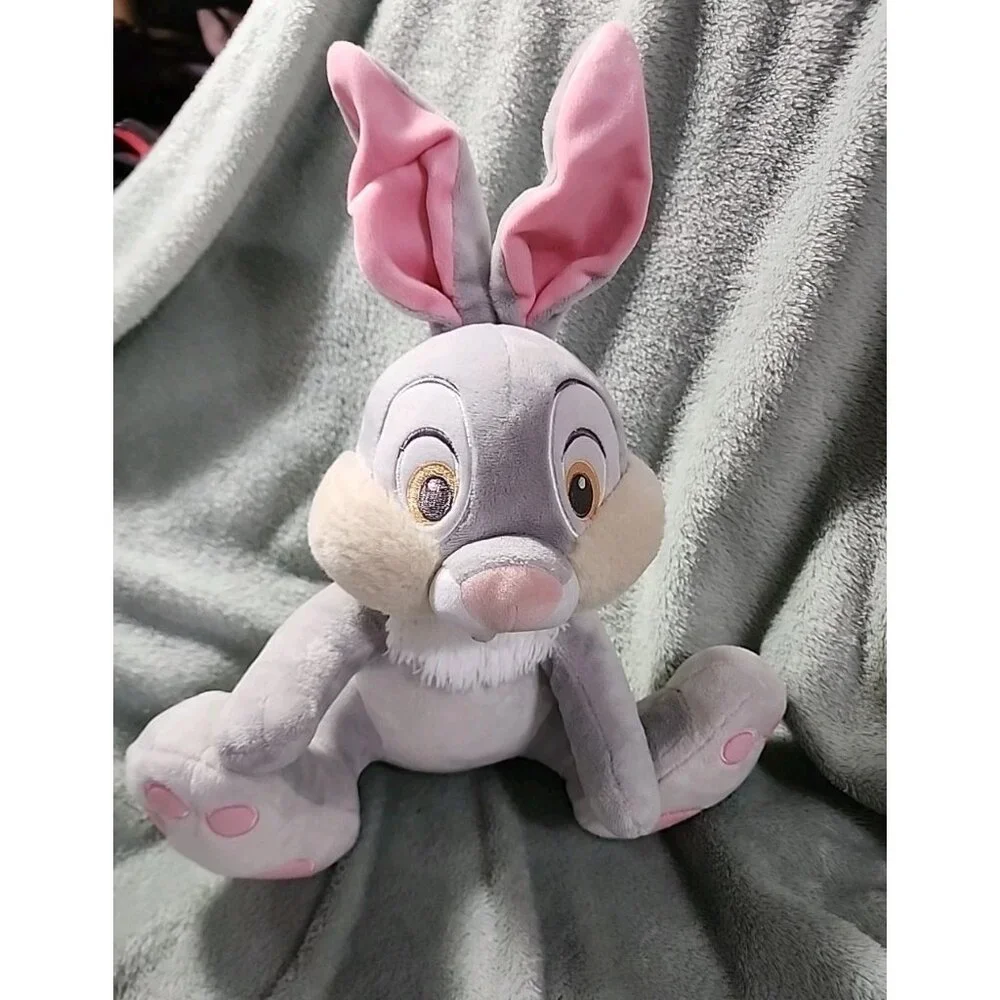 Disney Thumper Plush Soft Toy Bunny Rabbit Grey‎ 16